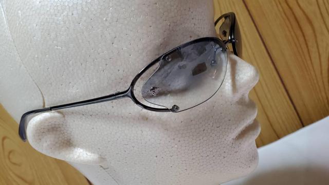 正規美 レア ガクト着 同型 ヴェルサーチ メデューサロゴ サングラス青 グラマラスカラー メガネ○付属有 男女兼用 < ブランド  正規美 レア ガクト着 同型 ヴェルサーチ メデューサロゴ サングラス青 グラマラスカラー メガネ○付属有 男女兼用 < ブランドの