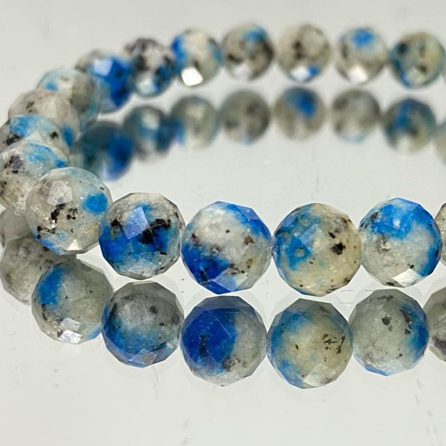 《No.318》希少 K2ストーン アズライトイングラナイト キラキラ多面カット < 女性アクセサリー/時計  《No.318》希少 K2ストーン アズライトイングラナイト キラキラ多面カット  < 女性アクセサリー/時計の