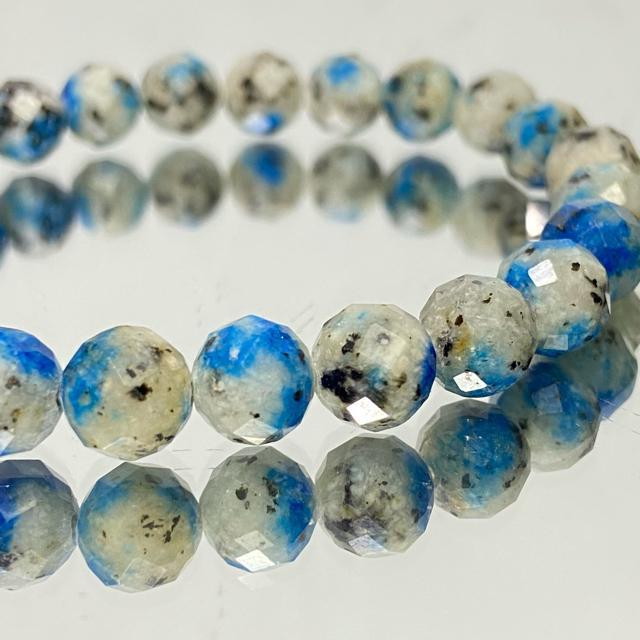 《No.318》希少 K2ストーン アズライトイングラナイト キラキラ多面カット < 女性アクセサリー/時計  《No.318》希少 K2ストーン アズライトイングラナイト キラキラ多面カット < 女性アクセサリー/時計の