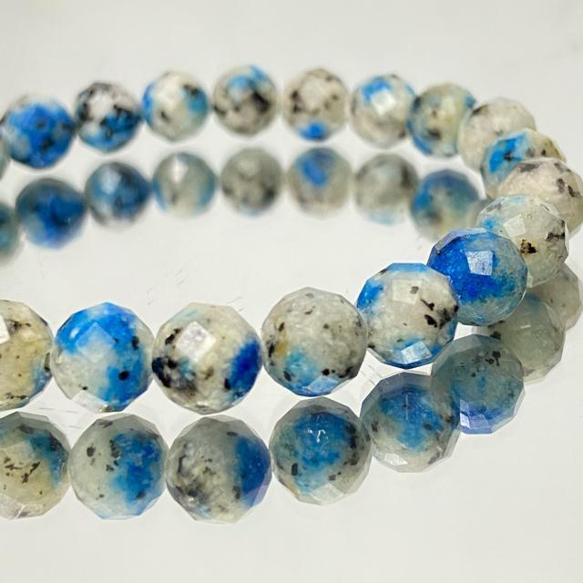 《No.318》希少 K2ストーン アズライトイングラナイト キラキラ多面カット < 女性アクセサリー/時計  《No.318》希少 K2ストーン アズライトイングラナイト キラキラ多面カット < 女性アクセサリー/時計の