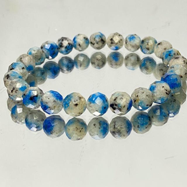 《No.318》希少 K2ストーン アズライトイングラナイト キラキラ多面カット < 女性アクセサリー/時計  《No.318》希少 K2ストーン アズライトイングラナイト キラキラ多面カット < 女性アクセサリー/時計の