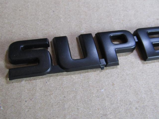 ● TOYOTA ハイエース HIACE&SUPER GL MAD BLACK ABS製 エンブレム 2枚SET 新品未開封品! < 自動車/バイク ● TOYOTA ハイエース HIACE&SUPER GL MAD BLACK ABS製 エンブレム 2枚SET 新品未開封品! < 自動車/バイク