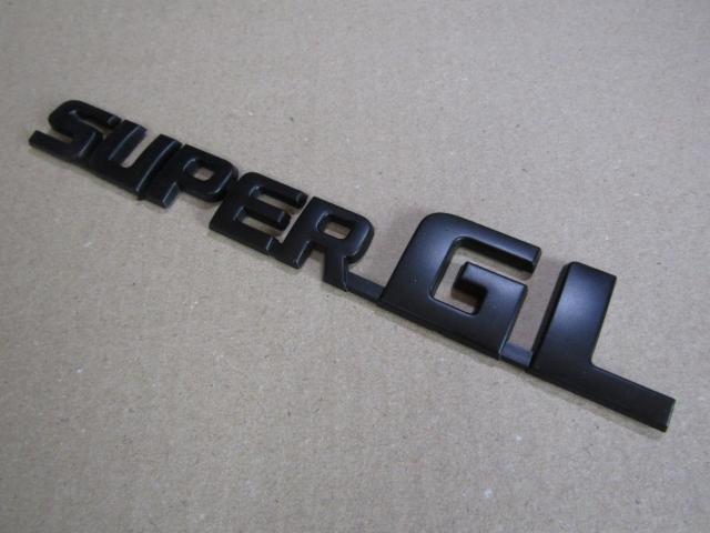 ● TOYOTA ハイエース HIACE&SUPER GL MAD BLACK ABS製 エンブレム 2枚SET 新品未開封品! < 自動車/バイク ● TOYOTA ハイエース HIACE&SUPER GL MAD BLACK ABS製 エンブレム 2枚SET 新品未開封品! < 自動車/バイク