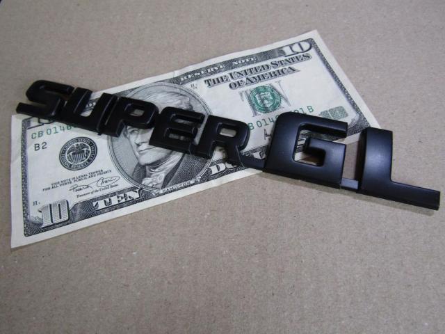 ● TOYOTA ハイエース HIACE&SUPER GL MAD BLACK ABS製 エンブレム 2枚SET 新品未開封品! < 自動車/バイク ● TOYOTA ハイエース HIACE&SUPER GL MAD BLACK ABS製 エンブレム 2枚SET 新品未開封品! < 自動車/バイク