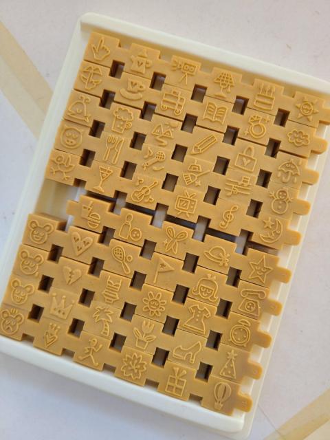 カットして使う ブロックスタンプ 使いみち色々  < インテリア/ライフ   カットして使う ブロックスタンプ 使いみち色々  < インテリア/ライフの