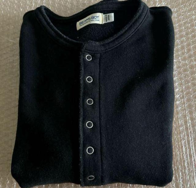 BEAMS BOY リングドットカーディガン ブラック 黒 ビームス ボーイ スウェット カーディガン スナップボタン < ブランド BEAMS BOY リングドットカーディガン ブラック 黒 ビームス ボーイ スウェット カーディガン スナップボタン < ブランドの