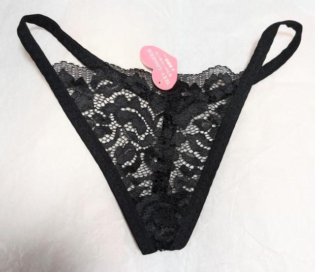 セクシー・ランジェリー Tバック 黒★レース★ショーツ★63%OFF★ < 女性ファッション  セクシー・ランジェリー Tバック 黒★レース★ショーツ★63%OFF★  < 女性ファッションの