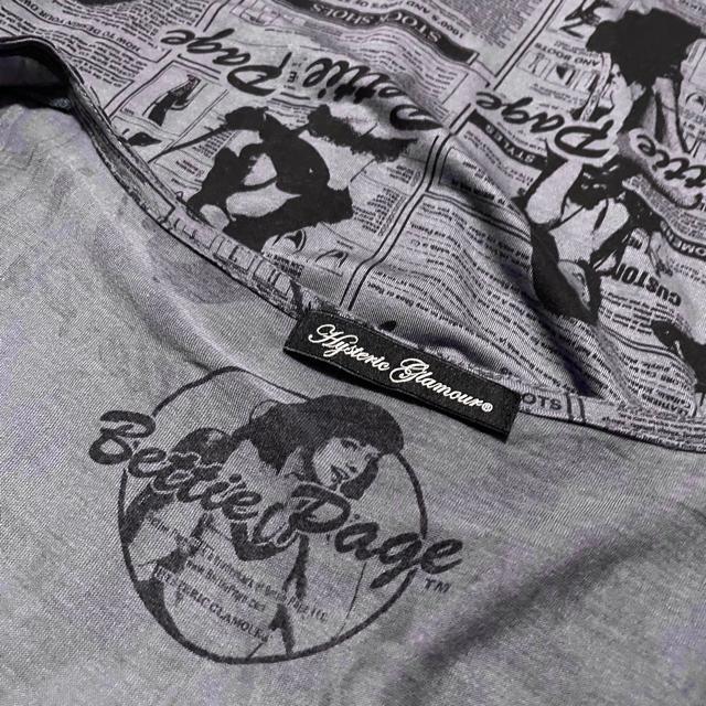 ヒステリックグラマー Bettie Page コラボ 半袖 カットソー < ブランド ヒステリックグラマー Bettie Page コラボ 半袖 カットソー < ブランドの