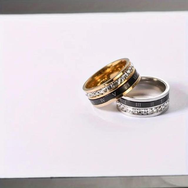 爆ヤス価格590円★【人気の選択】ラインストーンインレイ付きステンレススチールリング USAサイズ6号(日本サイズ11)ゴールド < 女性アクセサリー/時計 爆ヤス価格590円★【人気の選択】ラインストーンインレイ付きステンレススチールリング USAサイズ6号(日本サイズ11)ゴールド < 女性アクセサリー/時計の