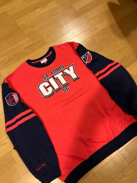 MLS ST LOUIS CITY SC 超超大きいsize5XL トレーナー スウェット < 男性ファッション  MLS ST LOUIS CITY SC 超超大きいsize5XL トレーナー スウェット < 男性ファッションの