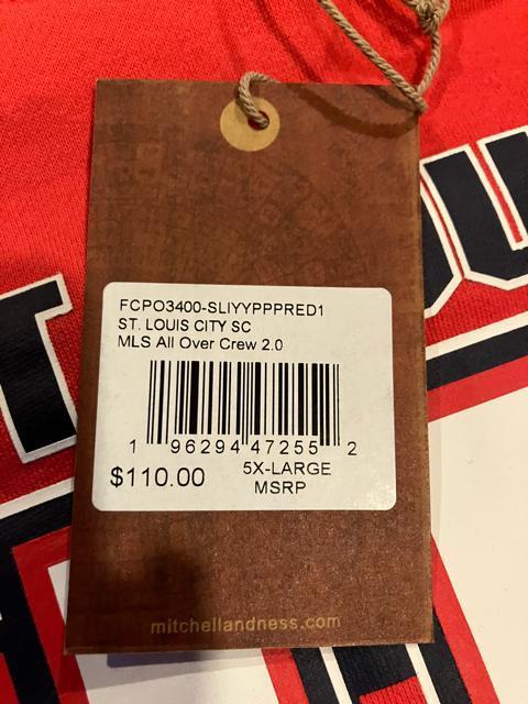 MLS ST LOUIS CITY SC 超超大きいsize5XL トレーナー スウェット < 男性ファッション  MLS ST LOUIS CITY SC 超超大きいsize5XL トレーナー スウェット < 男性ファッションの