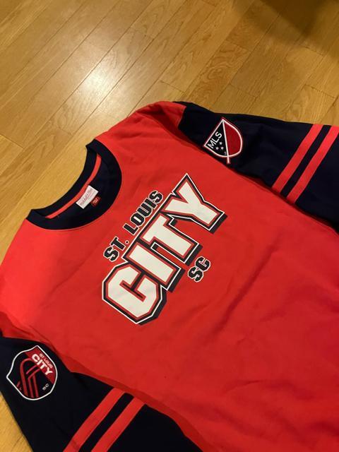MLS ST LOUIS CITY SC 超超大きいsize5XL トレーナー スウェット < 男性ファッション  MLS ST LOUIS CITY SC 超超大きいsize5XL トレーナー スウェット < 男性ファッションの