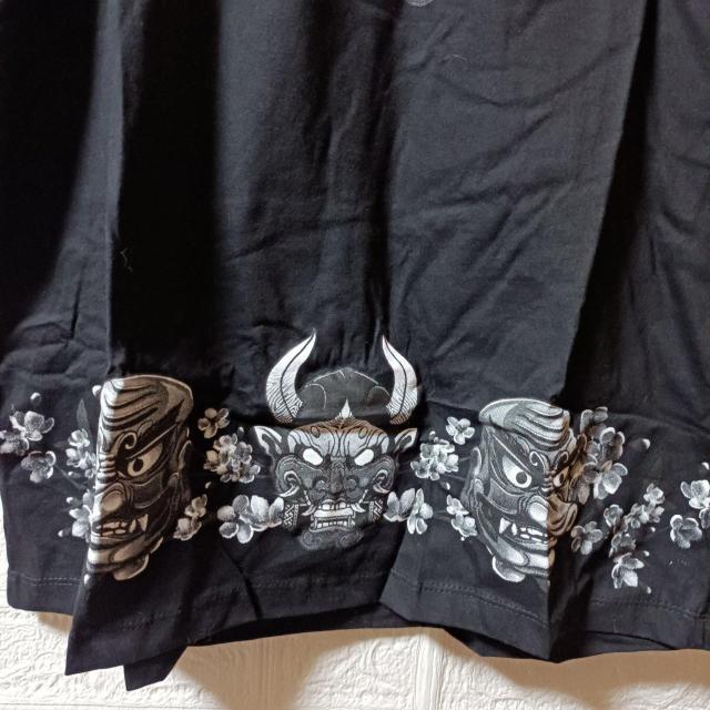 CRAZY BOY★新品★ドラゴン・般若・天狗グラフィック Tシャツ/M < 男性ファッション  CRAZY BOY★新品★ドラゴン・般若・天狗グラフィック Tシャツ/M < 男性ファッションの