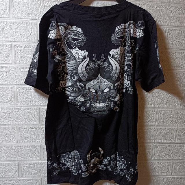 CRAZY BOY★新品★ドラゴン・般若・天狗グラフィック Tシャツ/M < 男性ファッション  CRAZY BOY★新品★ドラゴン・般若・天狗グラフィック Tシャツ/M < 男性ファッションの