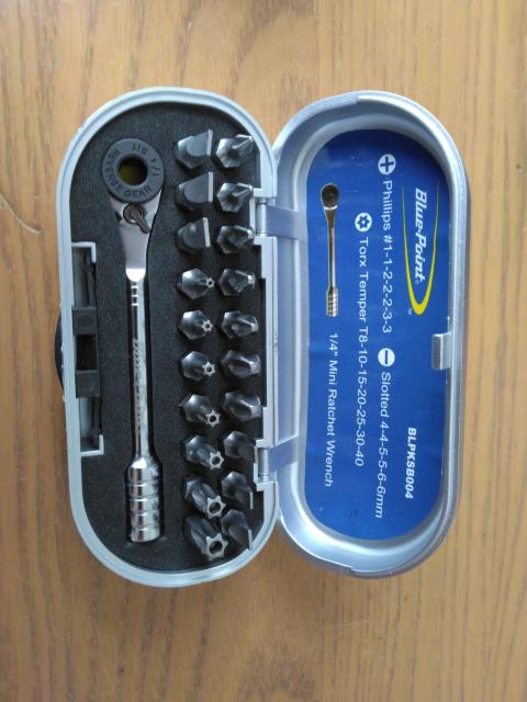 ブルーポイント製ラチェットビットセット < 自動車/バイク ブルーポイント製ラチェットビットセット < 自動車/バイク