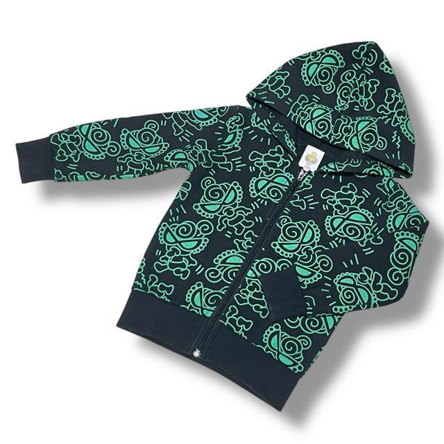 【HYSTERIC MINI/100】ミニちゃん総柄プリント裏起毛パーカー < ブランド 【HYSTERIC MINI/100】ミニちゃん総柄プリント裏起毛パーカー < ブランドの