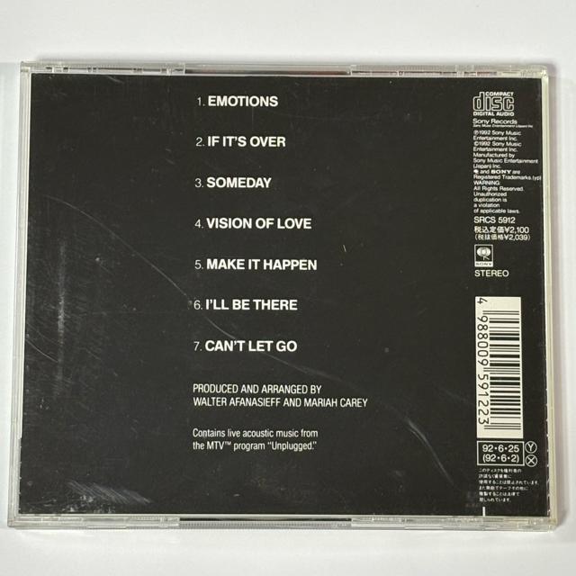 Mariah Carey / VISION OF LIVE MTV Unplugged �� CD/DVD/�r�f�I�� 