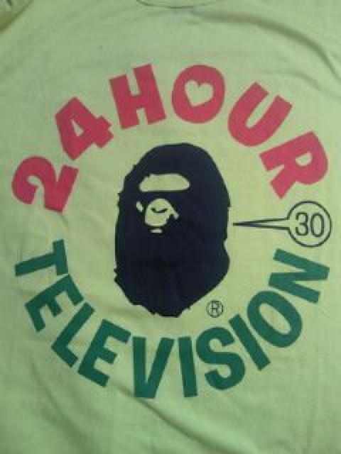 日テレ APE エイプ NIGO デザイン 24時間テレビ チャリティー Tシャツ イエロー Mサイズ < ブランド  日テレ APE エイプ NIGO デザイン 24時間テレビ チャリティー Tシャツ イエロー Mサイズ  < ブランドの