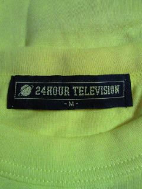 日テレ APE エイプ NIGO デザイン 24時間テレビ チャリティー Tシャツ イエロー Mサイズ < ブランド  日テレ APE エイプ NIGO デザイン 24時間テレビ チャリティー Tシャツ イエロー Mサイズ < ブランドの