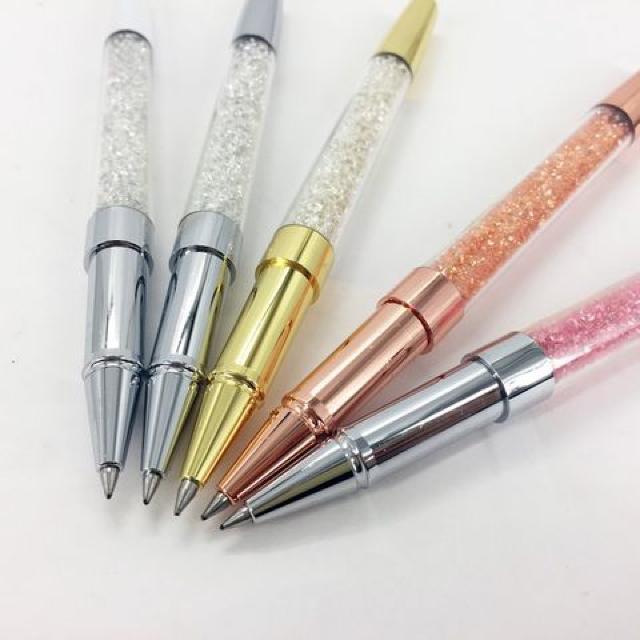 豪華ラインストーン入♪キラキラ キャップ式ボールペン ケース付 ピンク/インク色ブラック < インテリア/ライフ  豪華ラインストーン入♪キラキラ キャップ式ボールペン ケース付 ピンク/インク色ブラック < インテリア/ライフの