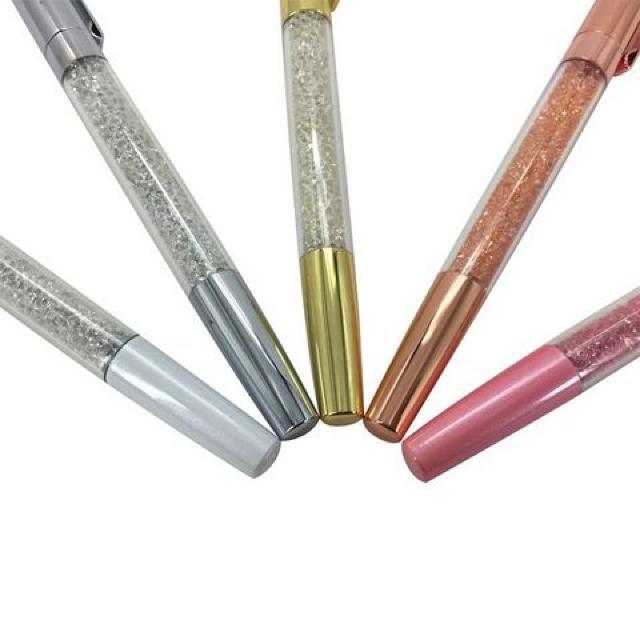 豪華ラインストーン入♪キラキラ キャップ式ボールペン ケース付 ピンク/インク色ブラック < インテリア/ライフ  豪華ラインストーン入♪キラキラ キャップ式ボールペン ケース付 ピンク/インク色ブラック < インテリア/ライフの