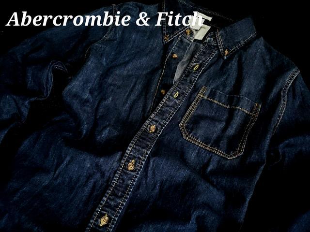 【Abercrombie&Fitch】アバクロ Vintage Washed デニムシャツ XXL/Indigo < ブランド 【Abercrombie&Fitch】アバクロ Vintage Washed デニムシャツ XXL/Indigo < ブランドの