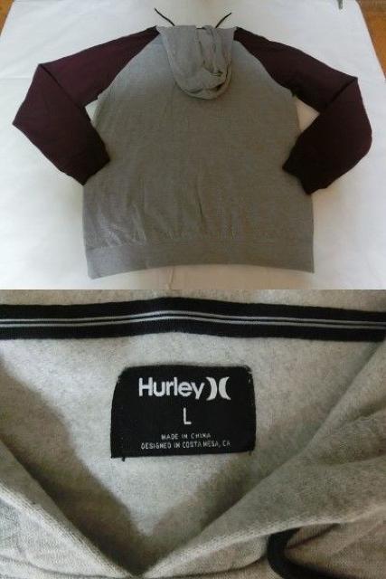 USA購入 サーフ系【HURLEY】プルオーバーパーカーUS L < 男性ファッション  USA購入 サーフ系【HURLEY】プルオーバーパーカーUS L < 男性ファッションの