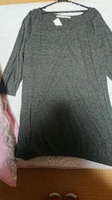 新品 大きいサイズ3L 濃グレー色ワンピース、マフラー2点セット < 女性ファッション 新品 大きいサイズ3L 濃グレー色ワンピース、マフラー2点セット < 女性ファッションの