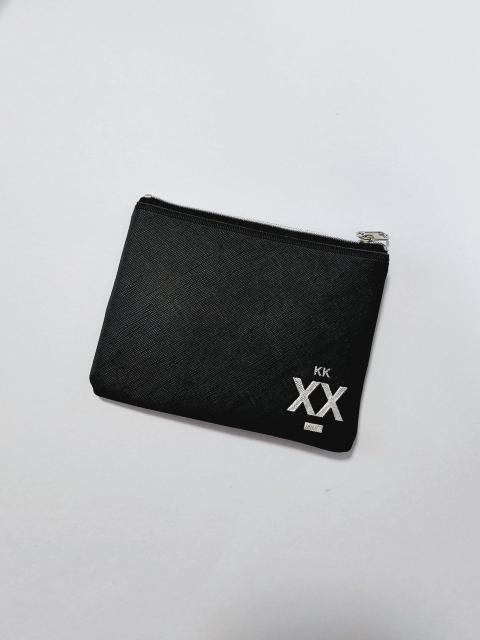 倖田組 ファンクラブ限定 マルチポーチ KXXK 黒×シルバーロゴ < タレントグッズ  倖田組 ファンクラブ限定 マルチポーチ KXXK 黒×シルバーロゴ  < タレントグッズの