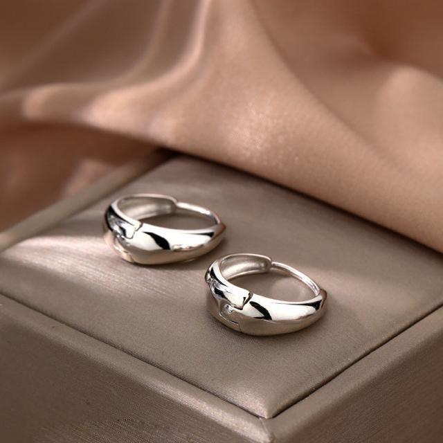 ふっくら フープピアス シルバー【両耳セット】 < 女性アクセサリー/時計  ふっくら フープピアス シルバー【両耳セット】 < 女性アクセサリー/時計の