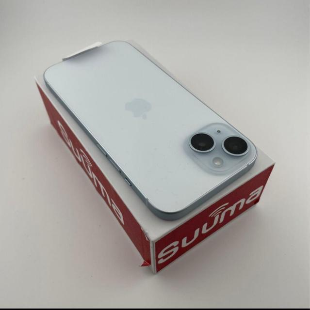 ���g�p iPhone 15 256 GB SIM�t���[ �u���[ �{�� �� �Ɠd/AV�� 