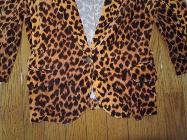 美中古 HYSTERIC GLAMOUR ヒステリックグラマー 7分丈 ヒョウ柄 ジャケット FREE 豹柄 レオパード ブレザー < ブランド 美中古 HYSTERIC GLAMOUR ヒステリックグラマー 7分丈 ヒョウ柄 ジャケット FREE 豹柄 レオパード ブレザー < ブランドの