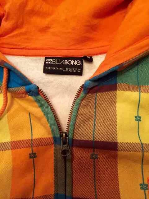 BILLABONG ビラボン チェック パーカー 良配色 サーファー 刺繍 メンズ アメカジ 古着 厚手 < ブランド  BILLABONG ビラボン チェック パーカー 良配色 サーファー 刺繍 メンズ アメカジ 古着 厚手 < ブランドの