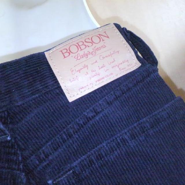 BOBSONブラック コーディロイ パンツ < 女性ファッション BOBSONブラック コーディロイ パンツ < 女性ファッションの