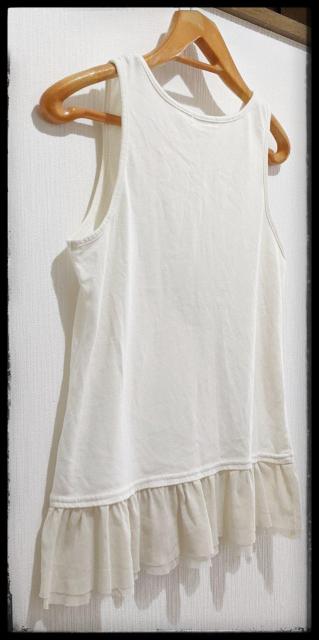 ★シネマクラブ★CINEMACLUB★ハニーズ★Honeys★タンクトップ★白★Tシャツ★Mサイズ★フリル付★部屋着★ < ブランド  ★シネマクラブ★CINEMACLUB★ハニーズ★Honeys★タンクトップ★白★Tシャツ★Mサイズ★フリル付★部屋着★ < ブランドの