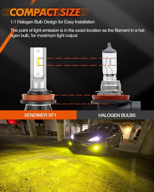フォグランプ LED H8 H11 H16 バルブ イエローフォグ 8000LM < 自動車/バイク フォグランプ LED H8 H11 H16 バルブ イエローフォグ 8000LM < 自動車/バイク