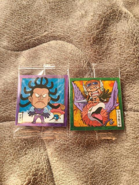 ワンピース ウエハースシール シュラ&フザ、ゲダツ 2種セット < アニメ/コミック/キャラクター ワンピース ウエハースシール シュラ&フザ、ゲダツ 2種セット < アニメ/コミック/キャラクターの