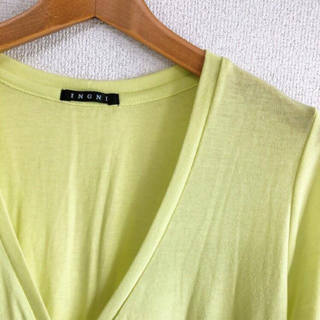 ◆INGNI/イング◆定番カーディガン★ライムイエローM*長めの丈-美品♪ < ブランド  ◆INGNI/イング◆定番カーディガン★ライムイエローM*長めの丈-美品♪ < ブランドの