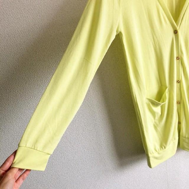 ◆INGNI/イング◆定番カーディガン★ライムイエローM*長めの丈-美品♪ < ブランド  ◆INGNI/イング◆定番カーディガン★ライムイエローM*長めの丈-美品♪ < ブランドの