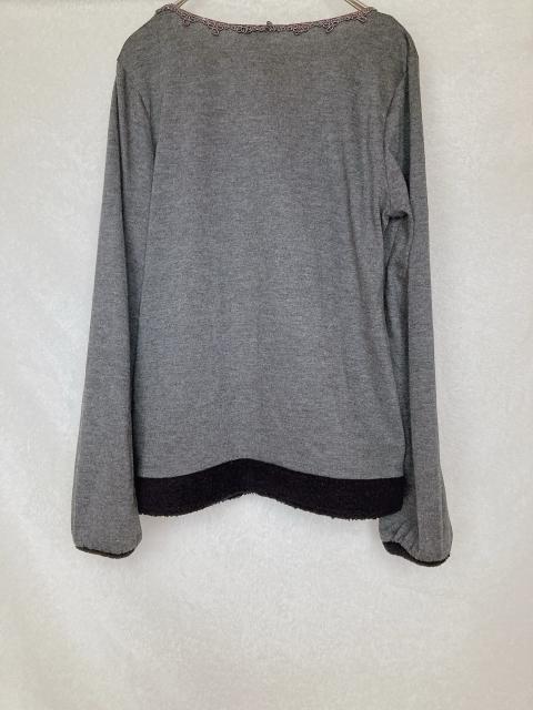 axes femme アクシーズ 長袖 裾袖口 ボア トップス カットソー M N2m < ブランド  axes femme アクシーズ 長袖 裾袖口 ボア トップス カットソー M N2m < ブランドの