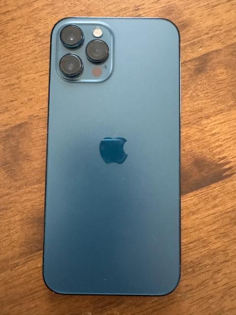 iPhone 12 Pro Max PasificBrue 128GB SIMなし中古品 箱付 備品付 ケース付 < 家電/AV  iPhone 12 Pro Max PasificBrue 128GB SIMなし中古品 箱付 備品付 ケース付 < 家電/AVの