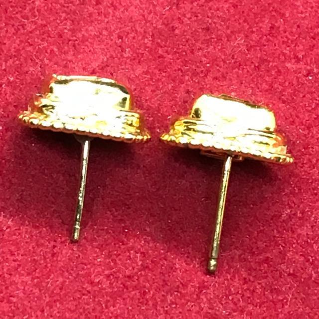 ヴィンテージ 正規品 シャネル ジルコニア スクエア ピアス ゴールド < ブランド  ヴィンテージ 正規品 シャネル ジルコニア スクエア ピアス ゴールド < ブランドの