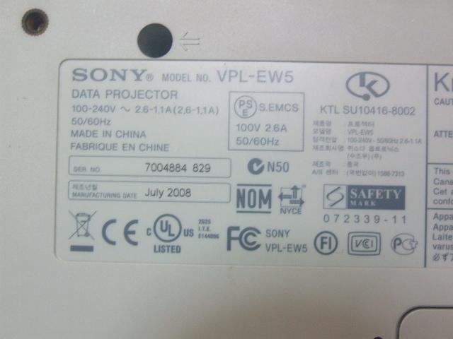 SONY f[^vWFN^[ VPL-EW5 ÁI  Ɠd/AV 