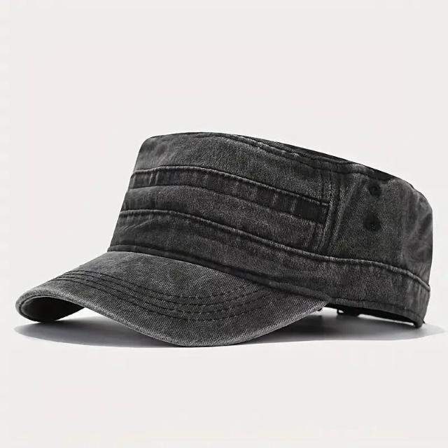 超お買い得690円★ フラットトップキャップ メンズハット 春夏用 ウォッシュドディストレス ビンテージ  女性にも最適 カーキ < 男性ファッション  超お買い得690円★ フラットトップキャップ メンズハット 春夏用 ウォッシュドディストレス ビンテージ  女性にも最適 カーキ < 男性ファッションの