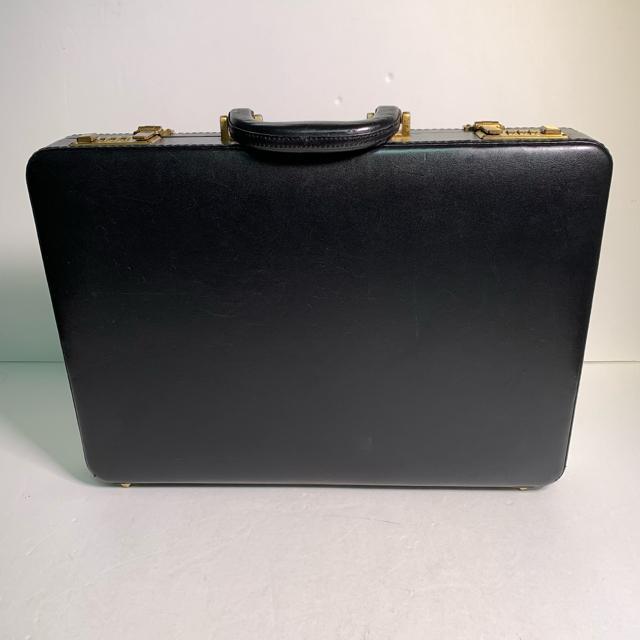 本革 レザー ダイヤルロック アタッシュケース ビジネスバッグ 黒 内張レザー ブラック < 男性ファッション  本革 レザー ダイヤルロック アタッシュケース ビジネスバッグ 黒 内張レザー ブラック < 男性ファッションの