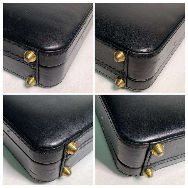 本革 レザー ダイヤルロック アタッシュケース ビジネスバッグ 黒 内張レザー ブラック < 男性ファッション  本革 レザー ダイヤルロック アタッシュケース ビジネスバッグ 黒 内張レザー ブラック < 男性ファッションの