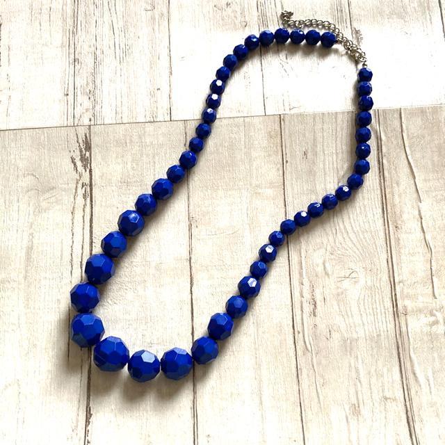 ☆新品!大玉アクリルビーズのネックレス < 女性アクセサリー/時計 ☆新品!大玉アクリルビーズのネックレス < 女性アクセサリー/時計の