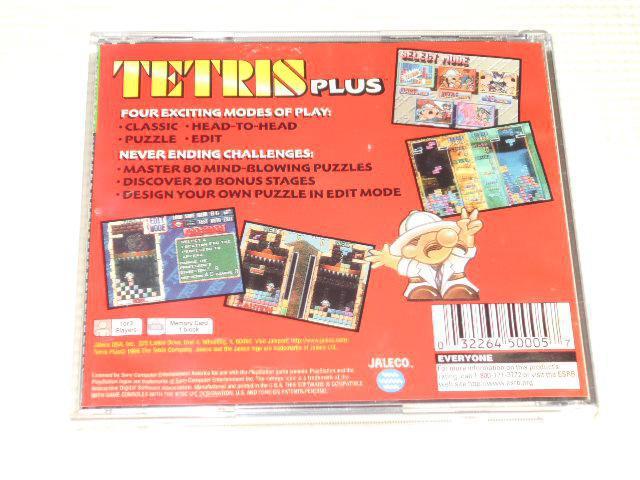 PS★TETRIS PLUS 海外版★箱付・説明書付・ソフト付 < ゲーム本体/ソフト  PS★TETRIS PLUS 海外版★箱付・説明書付・ソフト付 < ゲーム本体/ソフトの