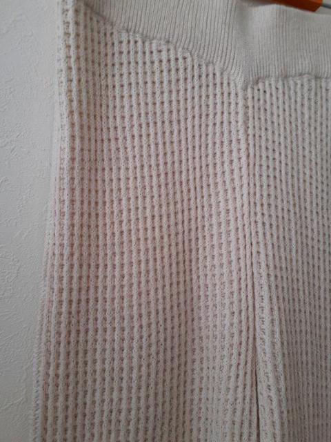 HOLIDAY◆アイボリー ワッフルニット フレア パンツ フリーサイズ < ブランド  HOLIDAY◆アイボリー ワッフルニット フレア パンツ フリーサイズ < ブランドの