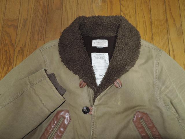 NEIGHBORHOOD ネイバーフッド L-1D デッキ ジャケット M ミリタリー ボア ドンキー コート ダメージ加工 < ブランド  NEIGHBORHOOD ネイバーフッド L-1D デッキ ジャケット M ミリタリー ボア ドンキー コート ダメージ加工 < ブランドの